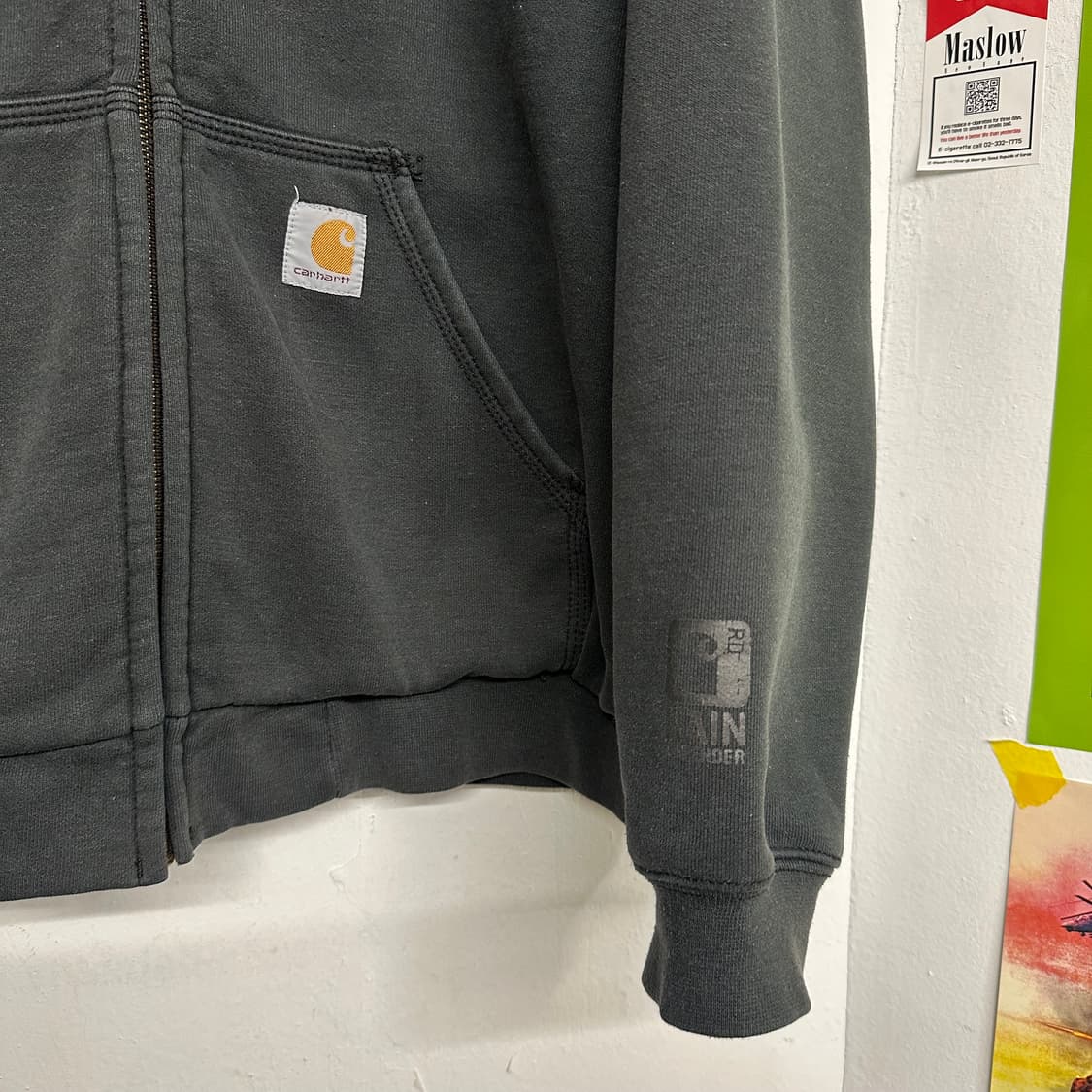 칼하트 레인디펜더 후드집업 상품이미지3