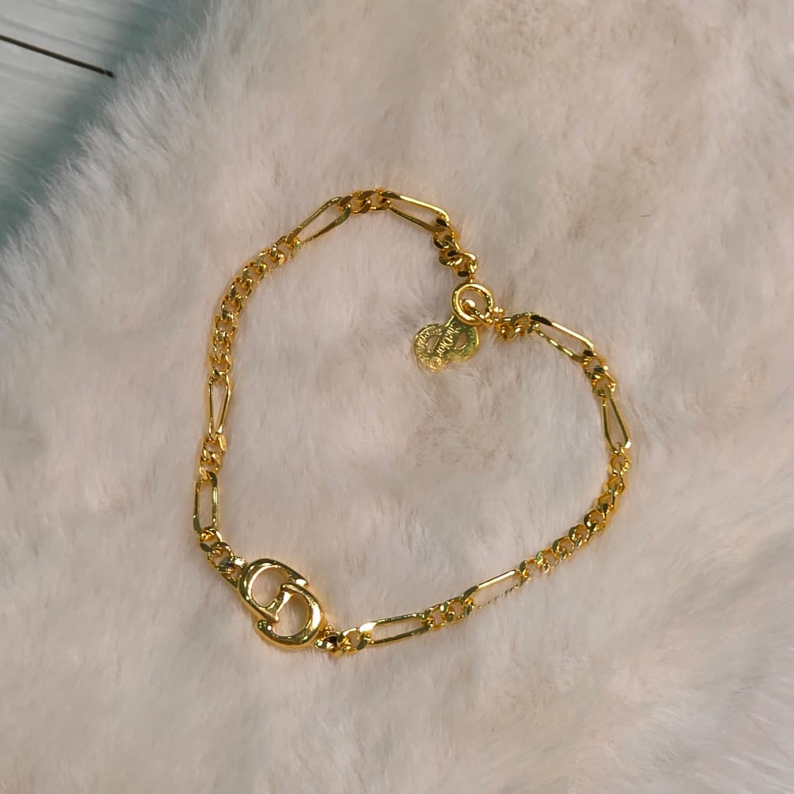 DIOR 디올 CD 로고 체인 링크 팔찌 상품이미지5