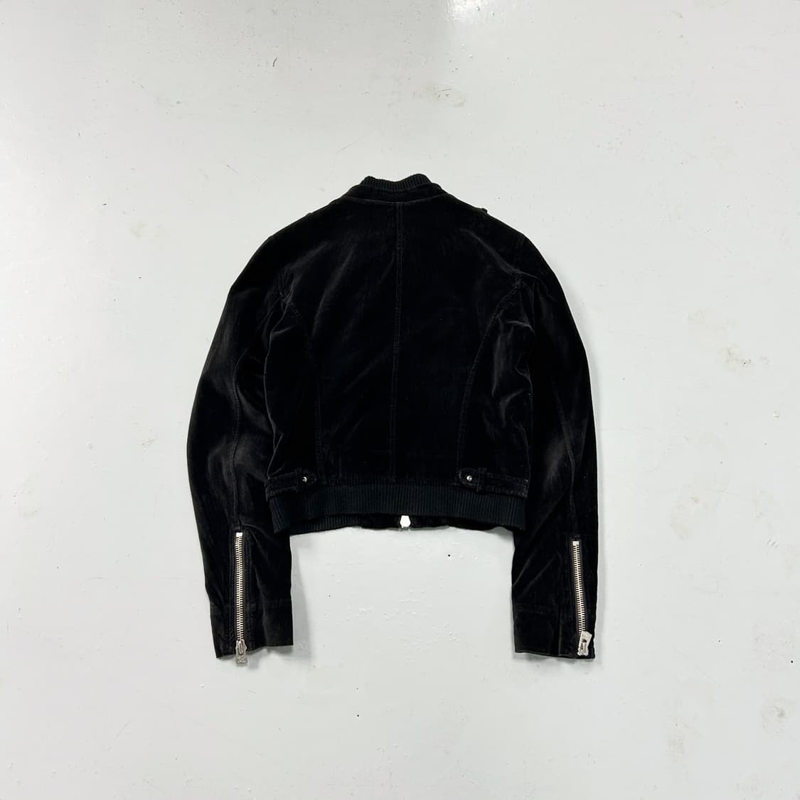 아르마니 익스체인지 벨벳 싱글 라이더자켓  상품이미지4