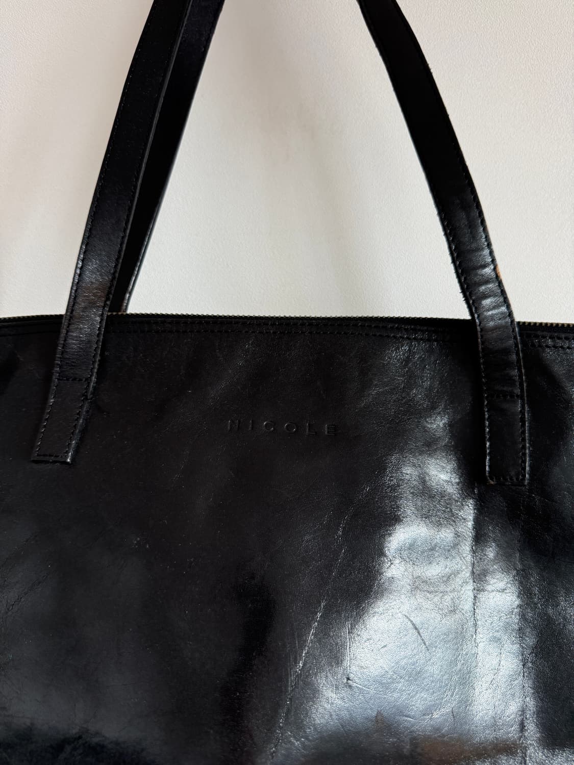 Nicole St Gilles 레더 숄더백 상품이미지3