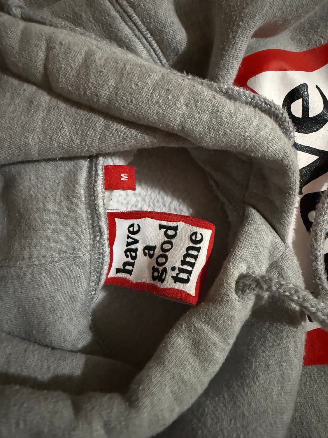 Have a good time 후드 그레이 M 상품이미지3