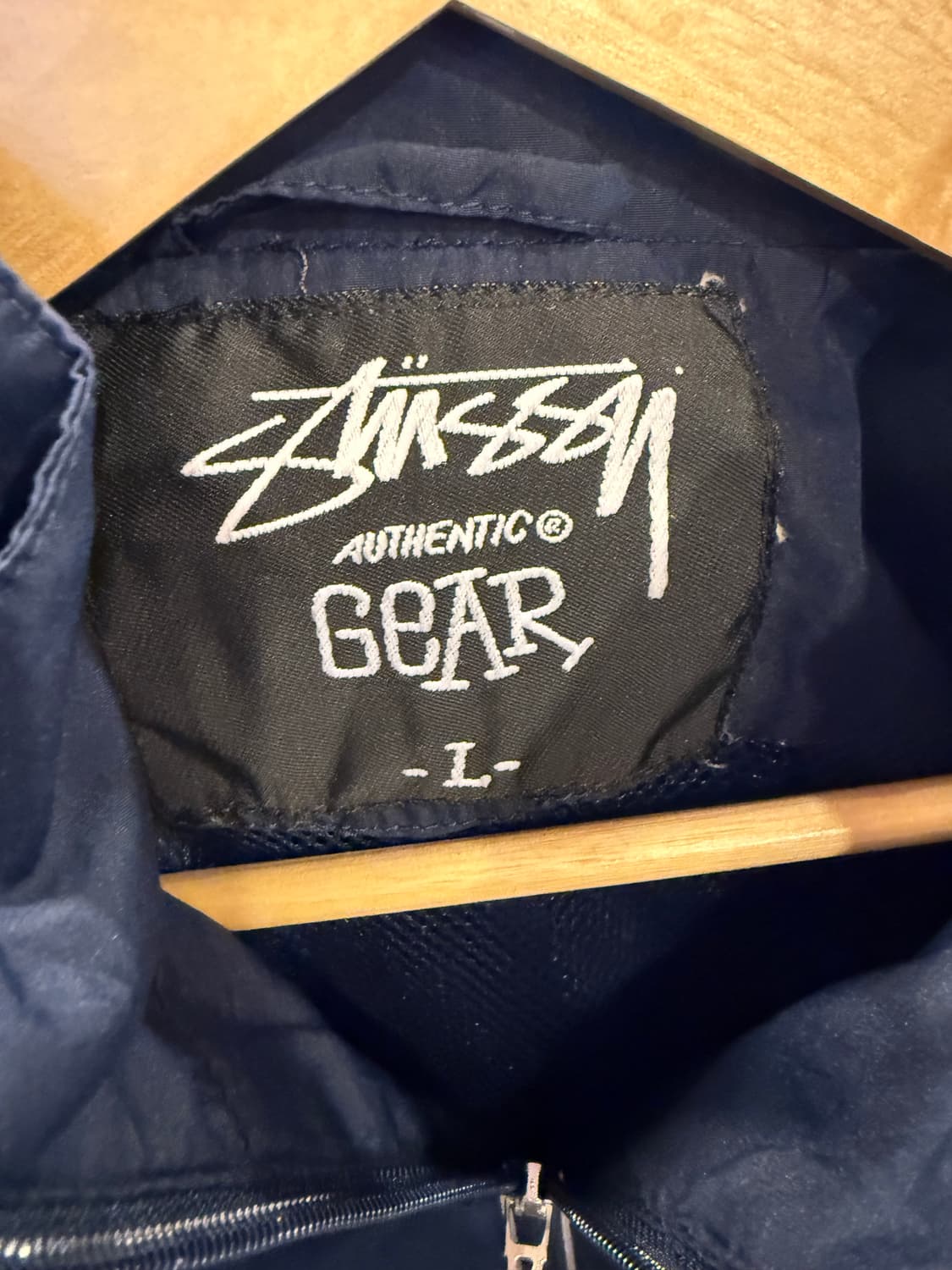 스투시 기어 네이비 바람막이 상품이미지3