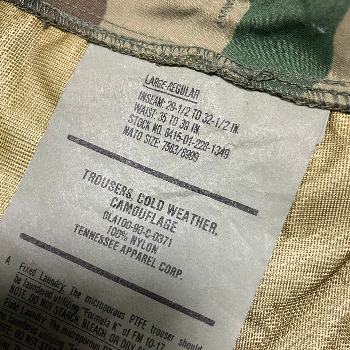 [세트] 미군 고어텍스 우드랜드 자켓 팬츠 상품이미지10