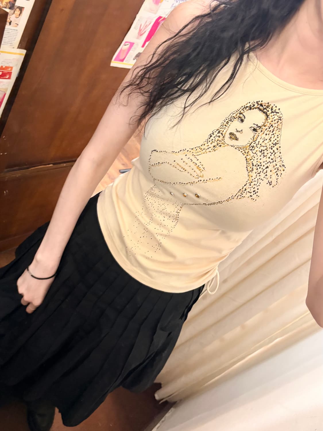 jpn vintage ivory girl sleeveless 상품이미지1
