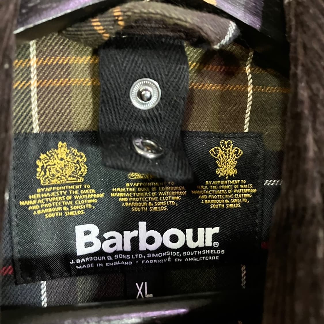 바버 왁싱 코팅 자켓 상품이미지5