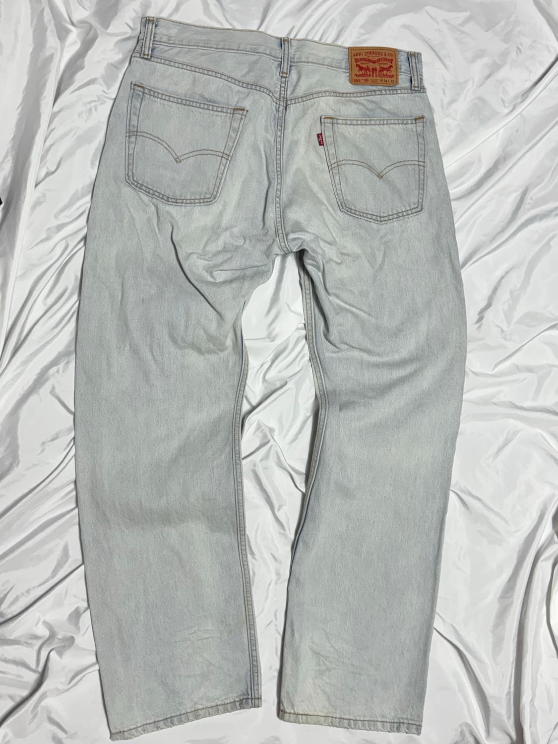 리바이스 555 96 릴렉스 스트레이트 스노우워싱진 상품이미지2