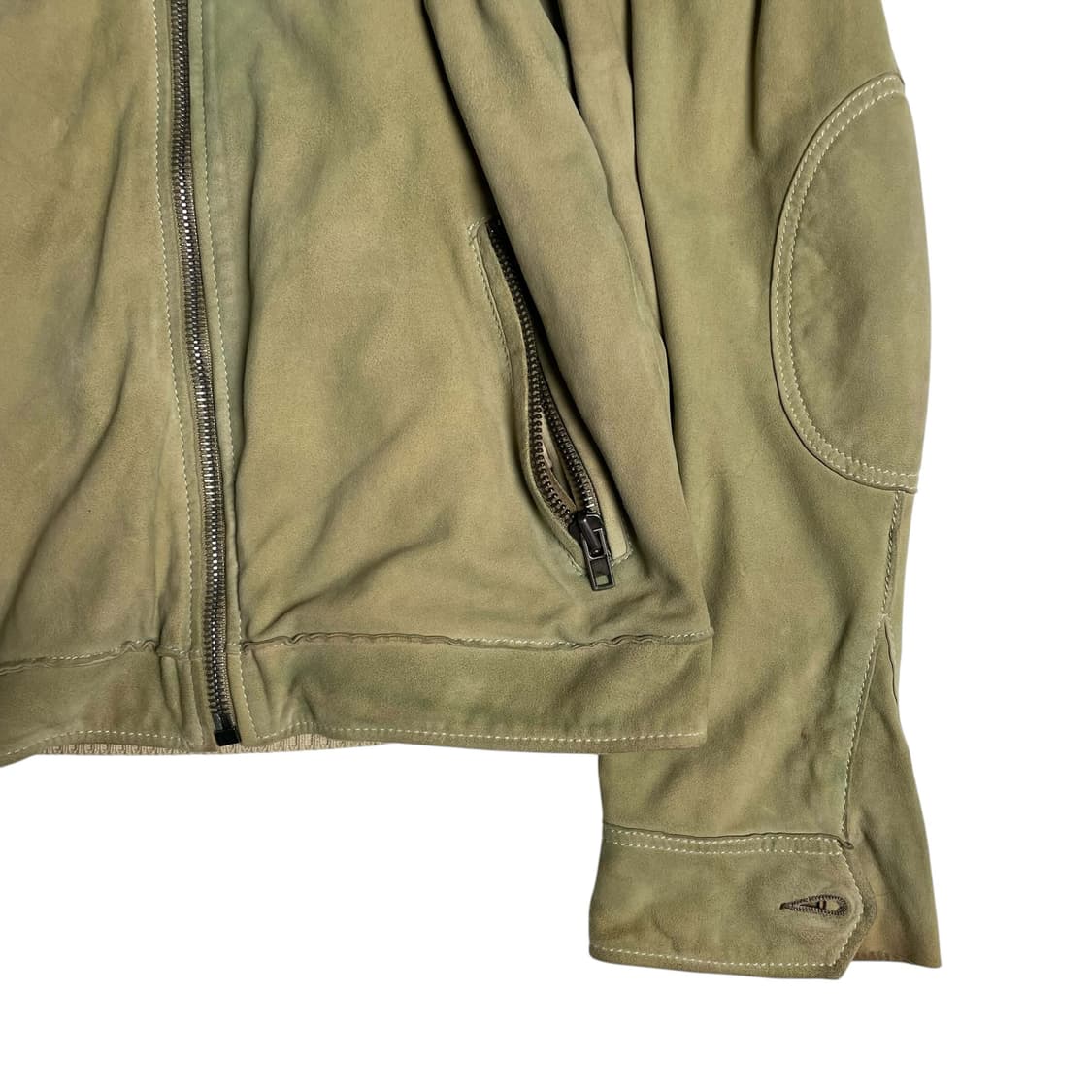 Diesel 양가죽 스웨이드&립 레이어드 자켓 상품이미지5