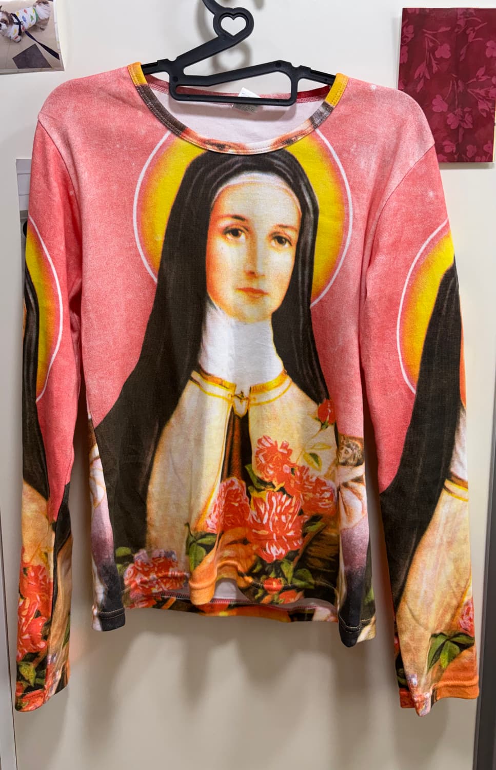 마리아 프린팅 티셔츠 상품이미지1