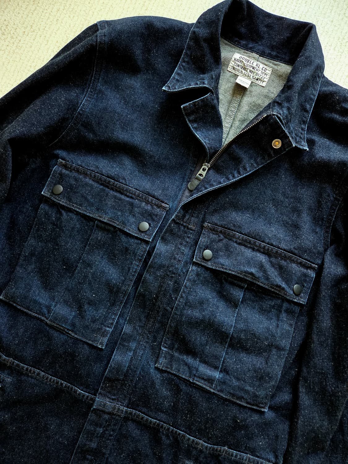 RRL 더블알엘 데님 워시드 점프슈트 상품이미지8