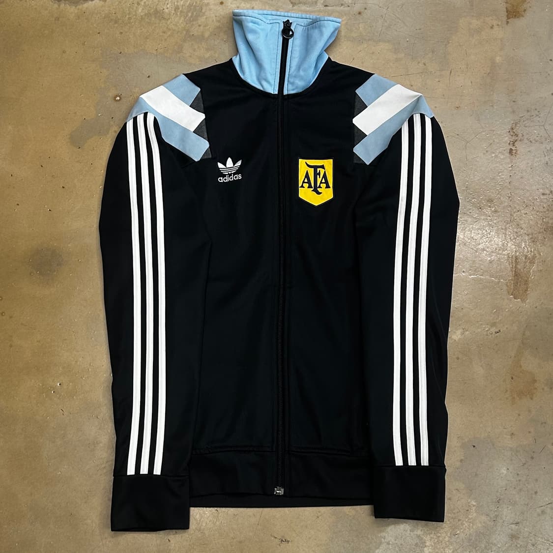 90 아디다스 아르헨티나 배색 트랙탑 상품이미지2