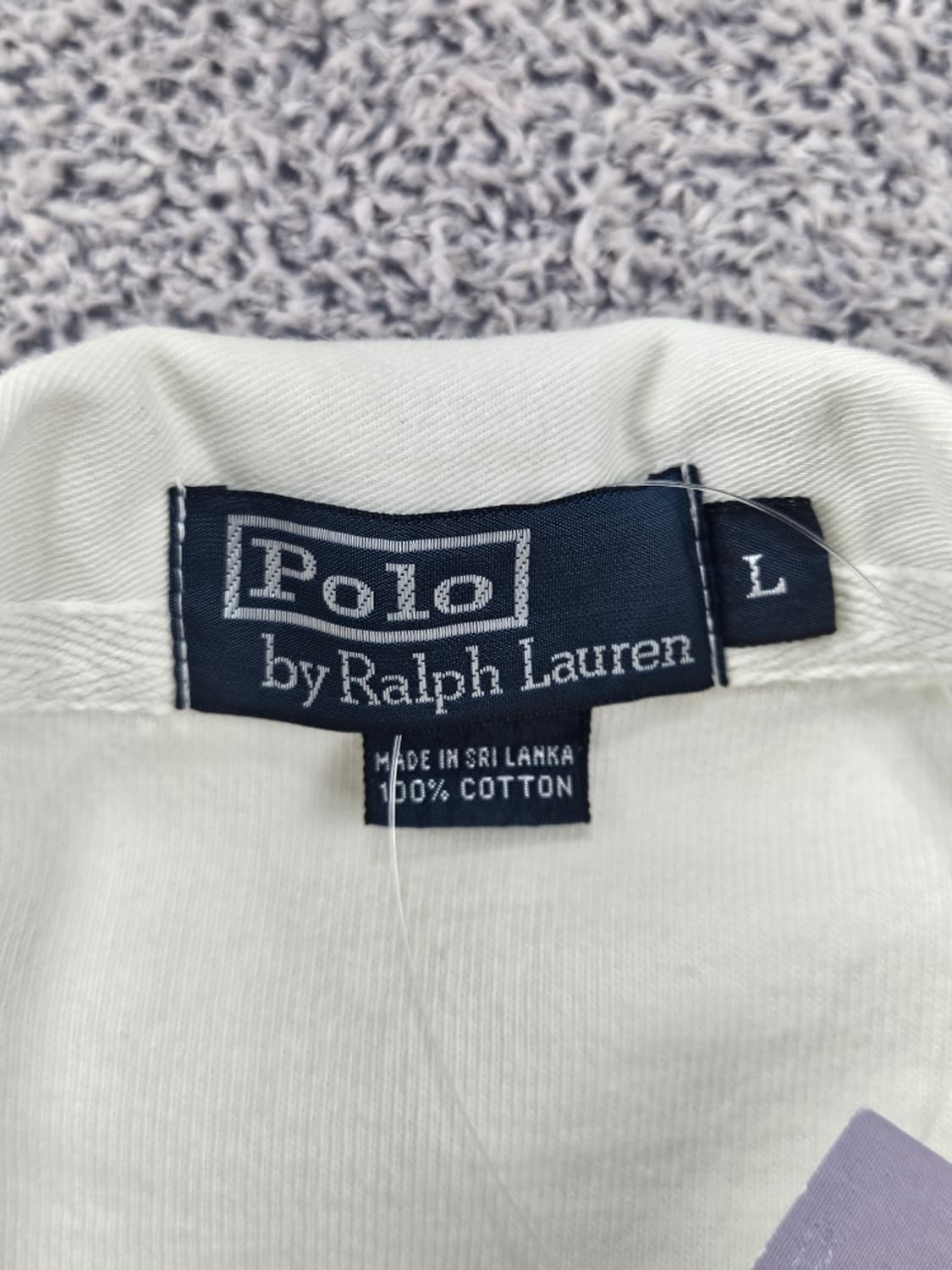 폴로랄프로렌 투톤 컬러블록 럭비 티셔츠 ( L ) / 11612 상품이미지9