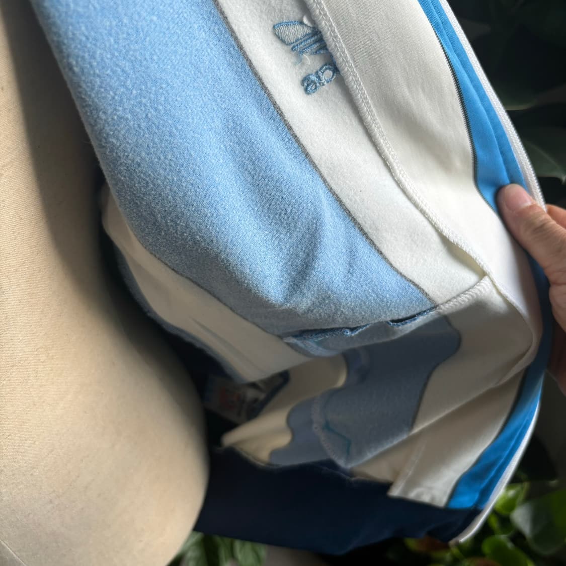 아디다스 트랙탑 자켓 블루/화이트 (레어 컬러+디자인) 상품이미지7