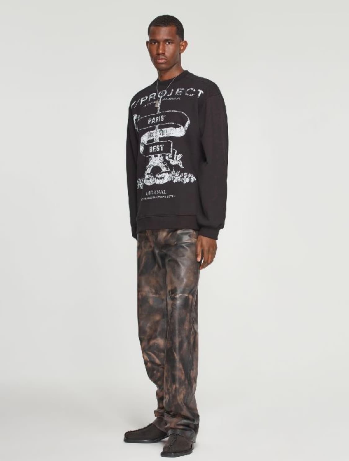 와이프로젝트 파리 로고 스웨트셔츠 상품이미지4