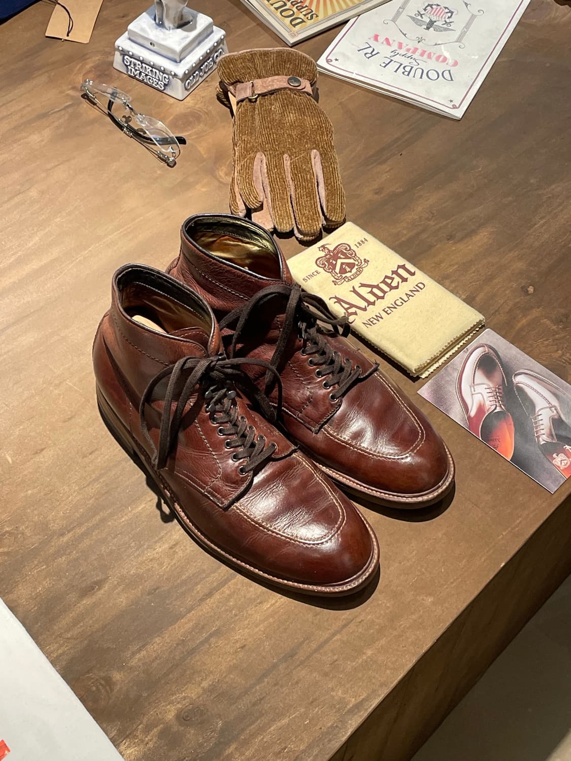 Alden 알든 40510H 인디부츠 브라운 크롬악셀   rrl 상품이미지1