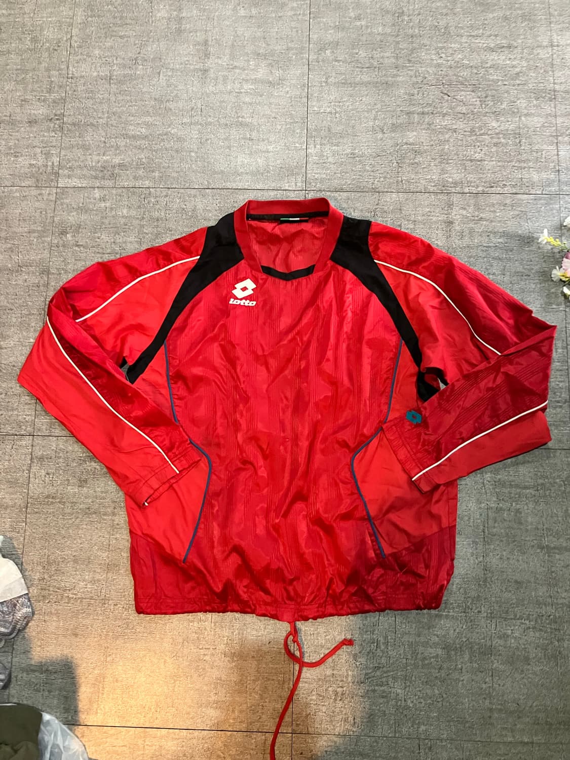 일본빈티지 Lotto 올드스쿨스트릿 윈드스토퍼 웜업 스웻셔츠 상품이미지1