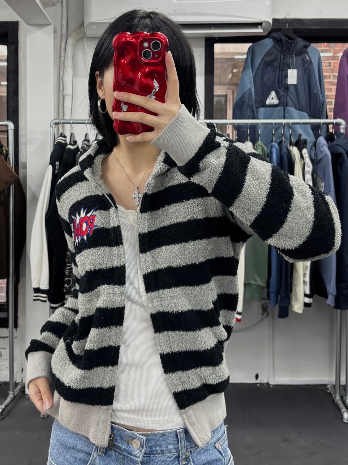 히스테릭 글래머 POW 후드집업 상품이미지2