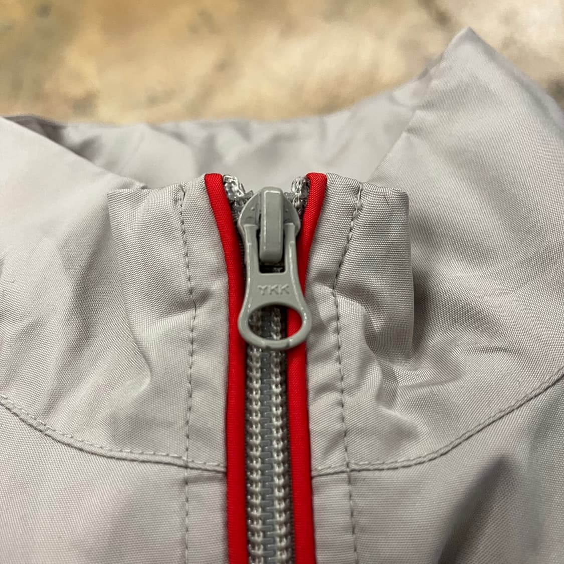 [정품/L] 나이키 바람막이 자켓 그레이 레드 b14 상품이미지7