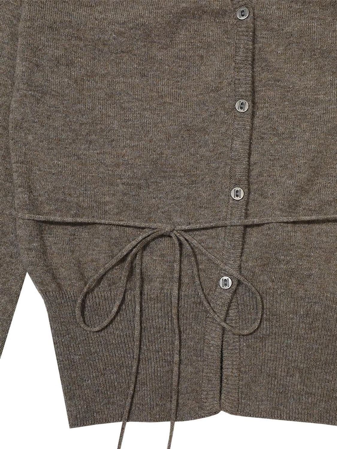 보헤미안서울 버튼 니트 가디건 상품이미지4