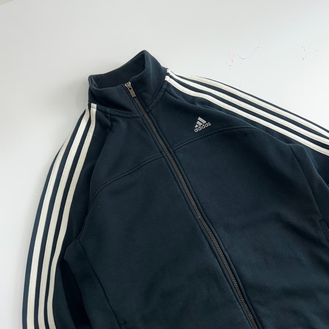 Adidas 아디다스 삼각로고 코튼 네이비 져지 상품이미지4