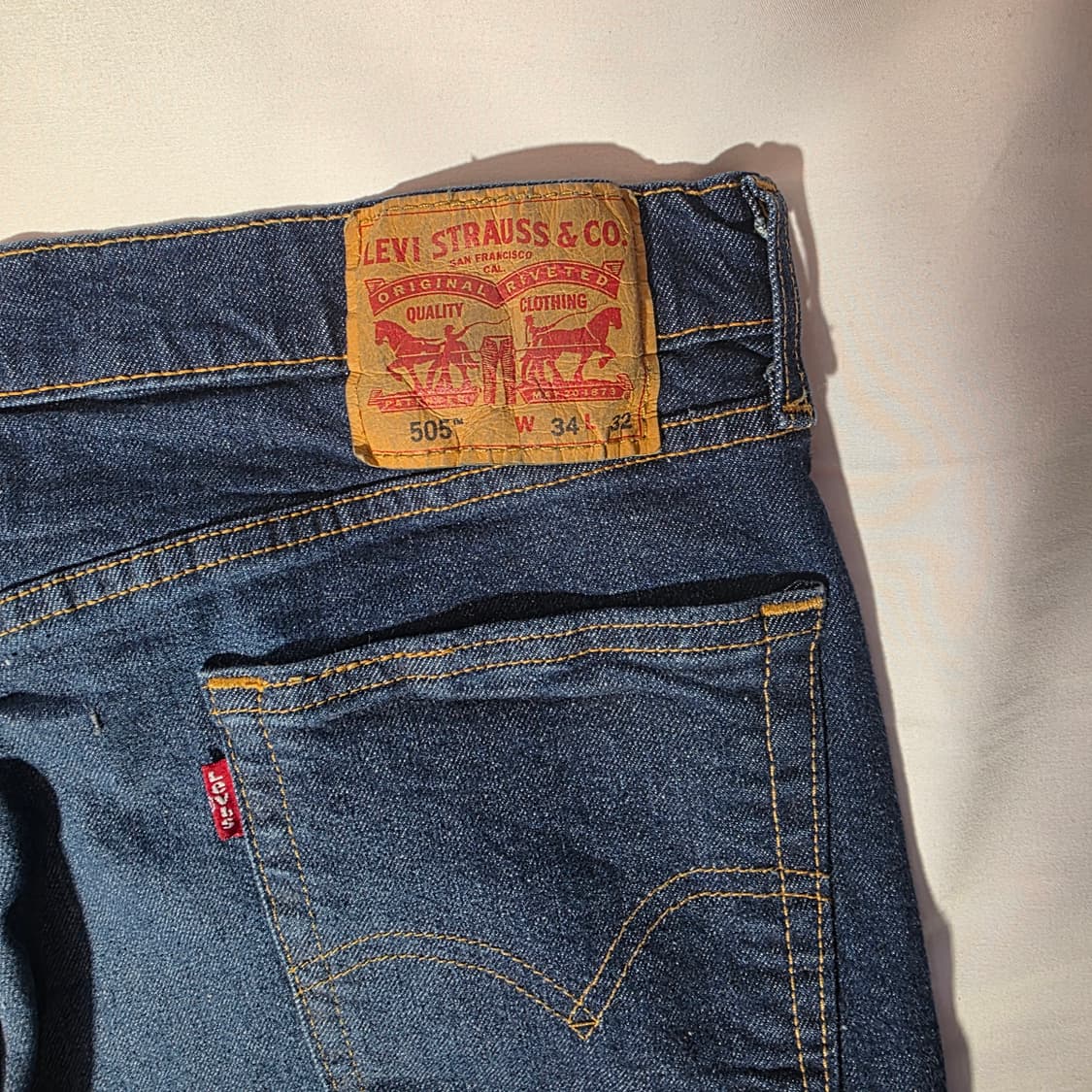 [W34L32]리바이스 LEVIS 505 데님팬츠 상품이미지6