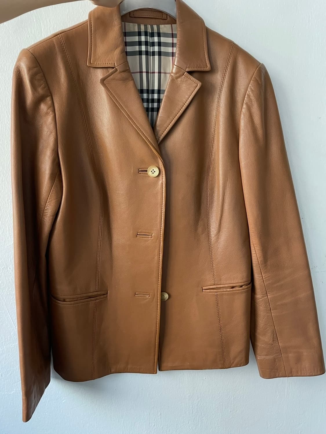 빈티지 버버리 양가죽 자켓 상품이미지1