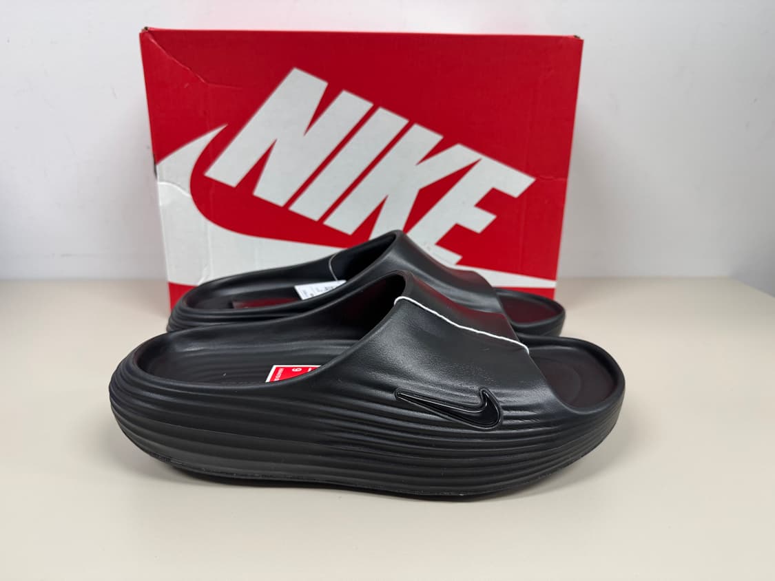 [260]나이키 리액트 리주버네이트 슬라이드 블랙 상품이미지1