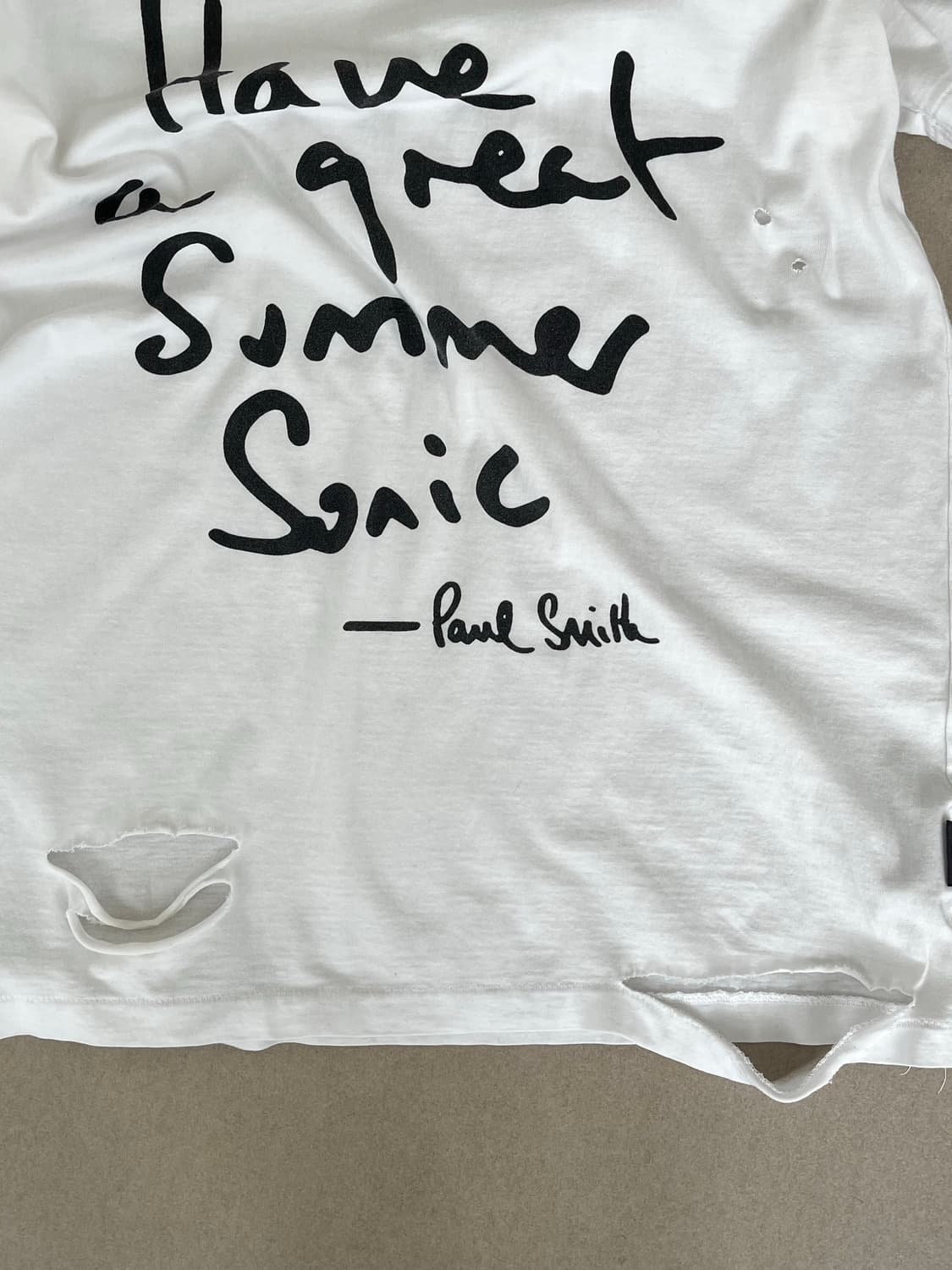 폴스미스 디스트로이드 티셔츠 상품이미지3