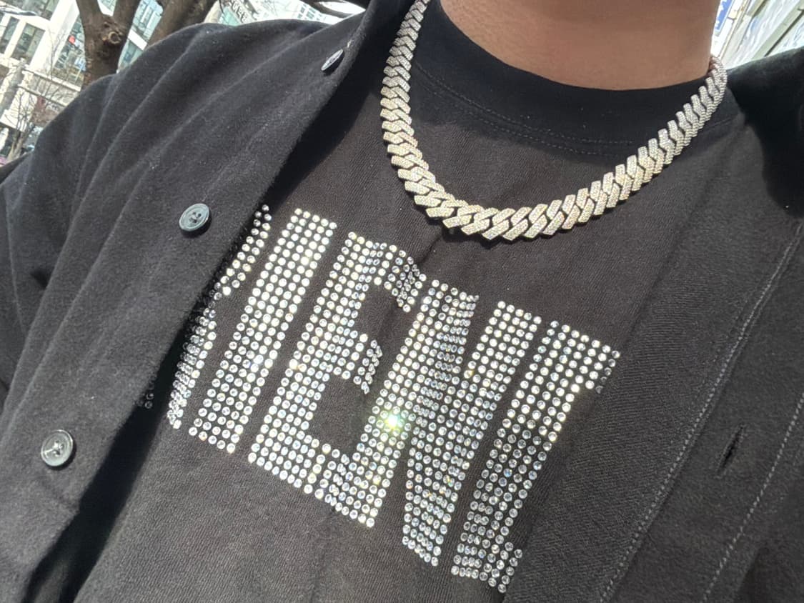 은 55돈 모이사나이트 체인 상품이미지1