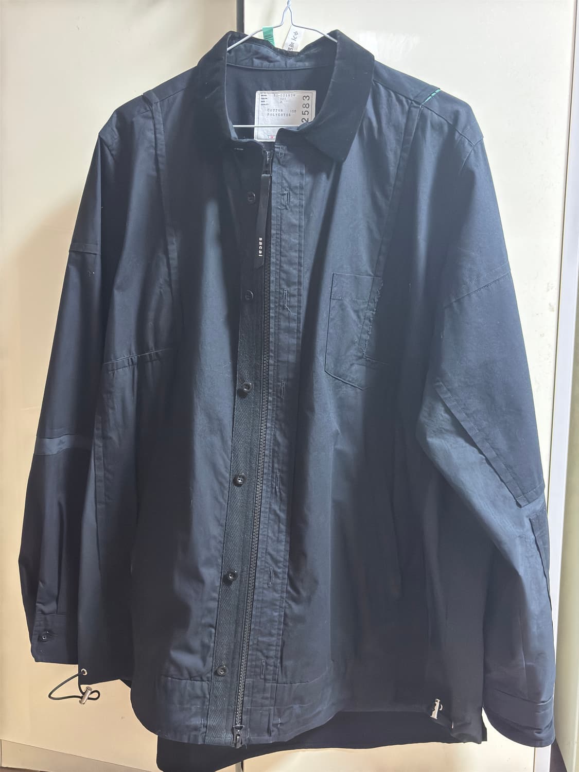 23SS Sacai Cotton Poplin jacket 상품이미지4