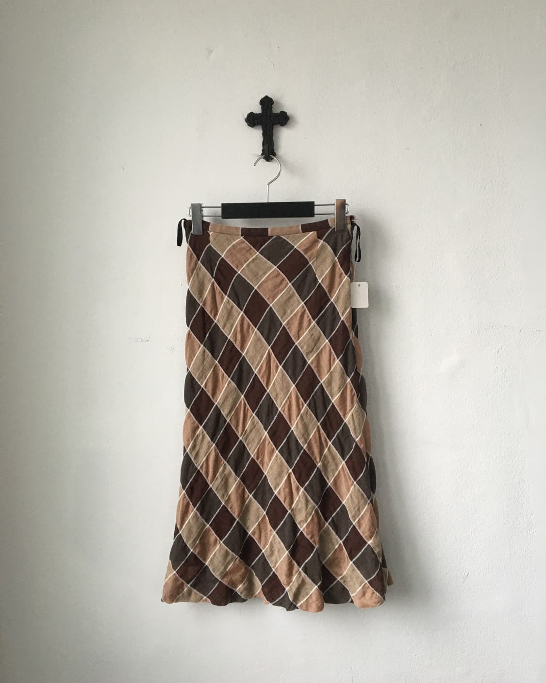 Check pattern long skirt/ 상품이미지1