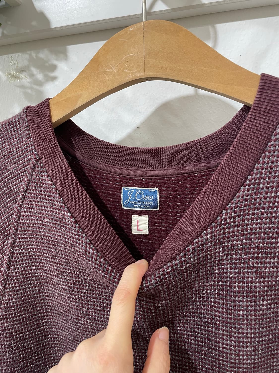 제이크루 와플 맨투맨 티셔츠 상품이미지8