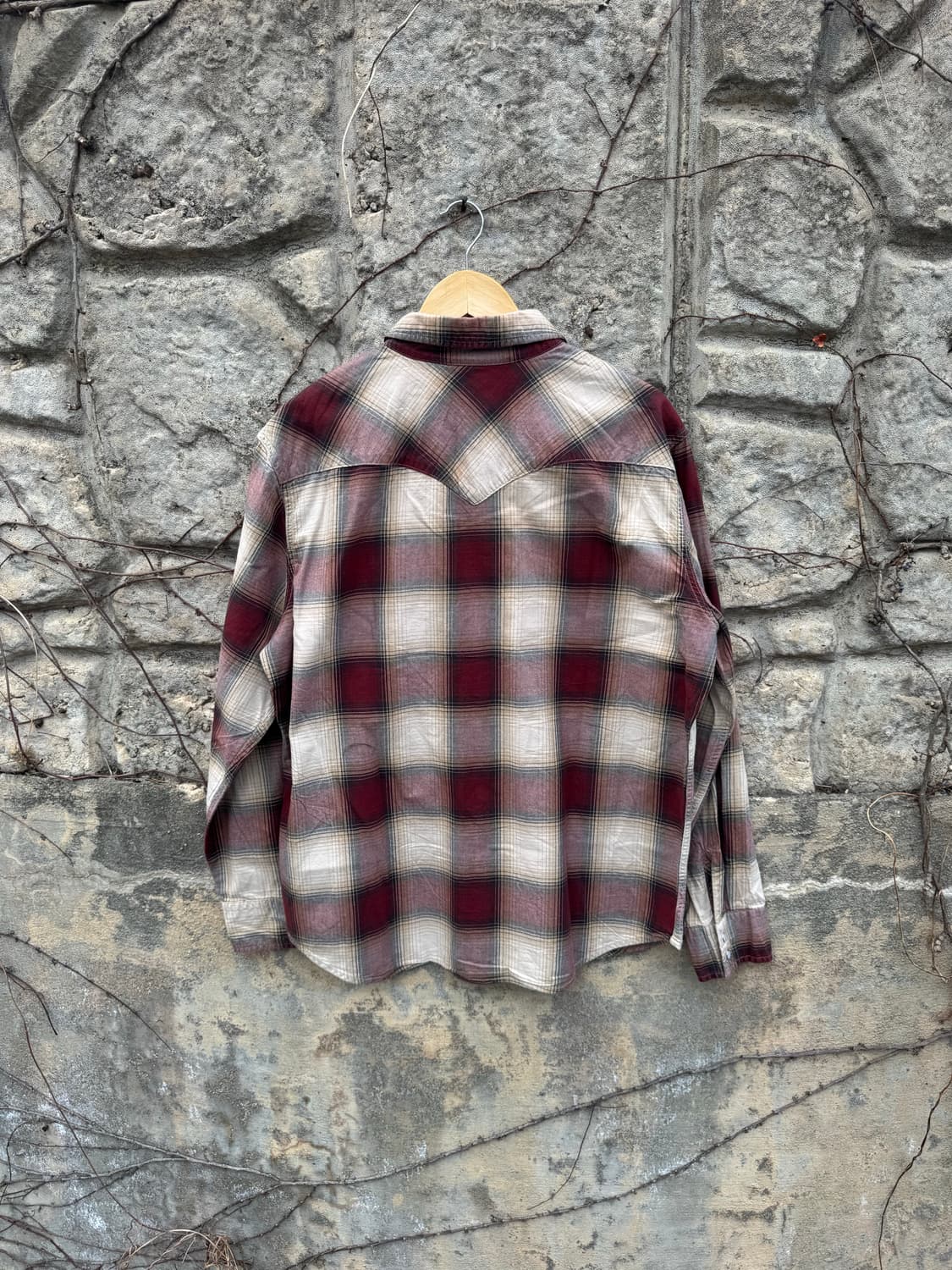 리바이스 코튼 체크 웨스턴 셔츠 L 상품이미지2