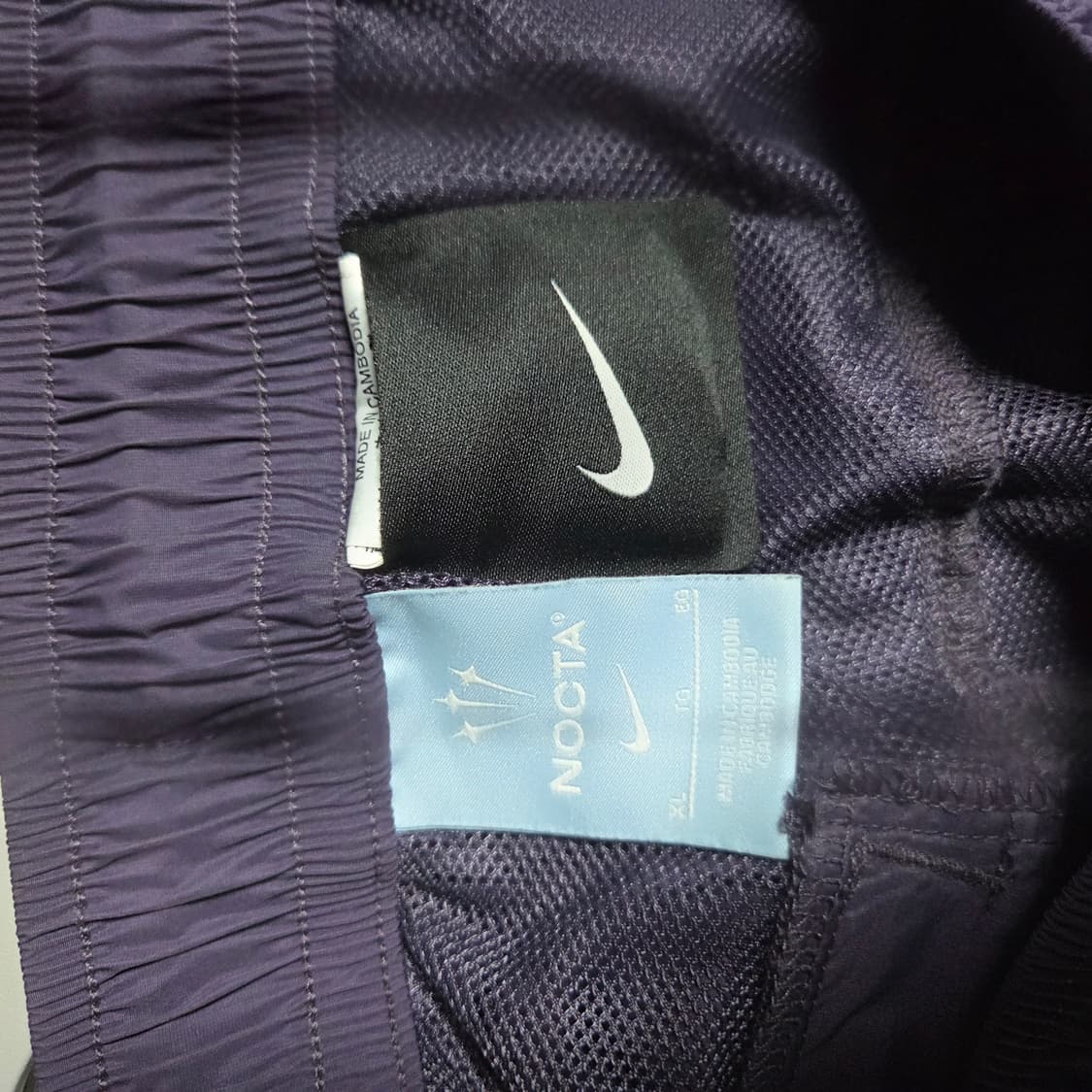 [asia XL] 나이키 녹타 NRG 나일론 트랙 팬츠 다크 레이즌 상품이미지3