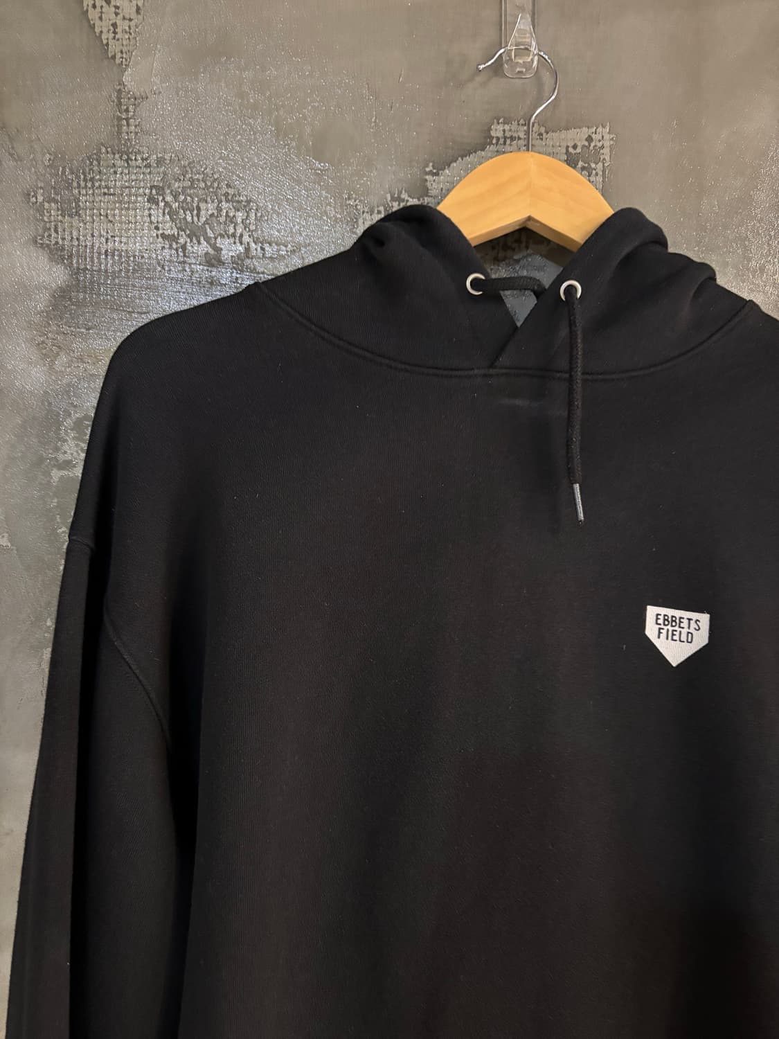 이벳필드 블랙 후드티 L 상품이미지2