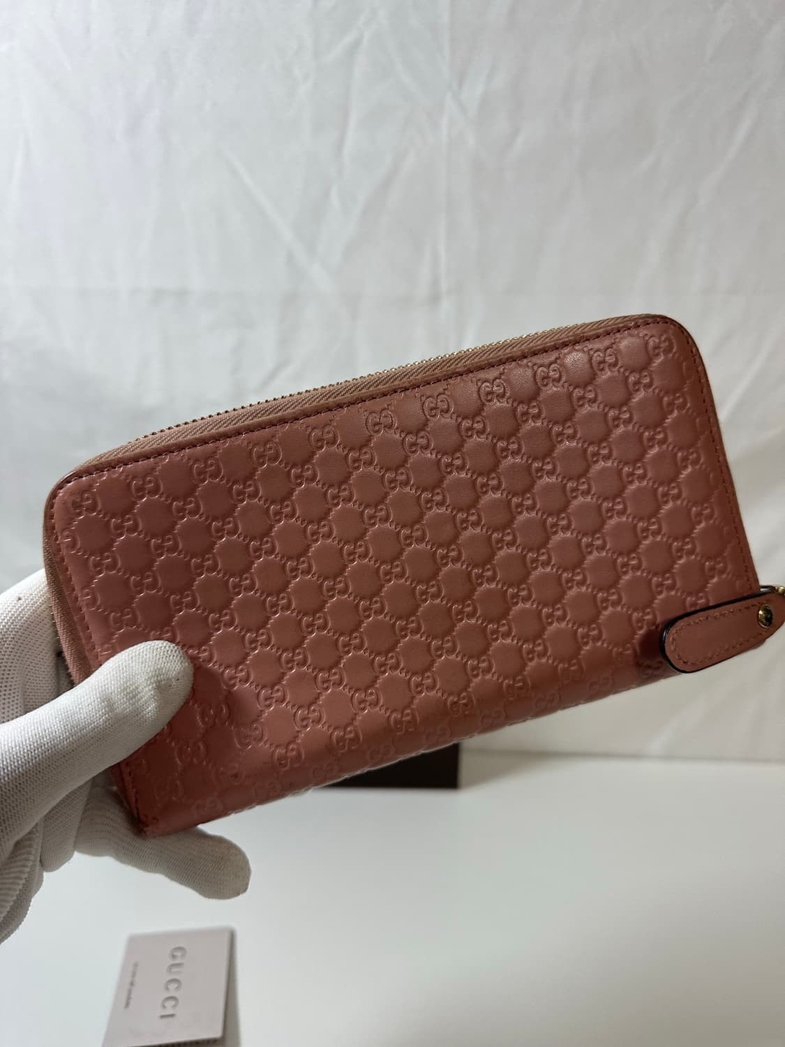 구찌 마이크로시마 지퍼 장지갑 (OS) 상품이미지5