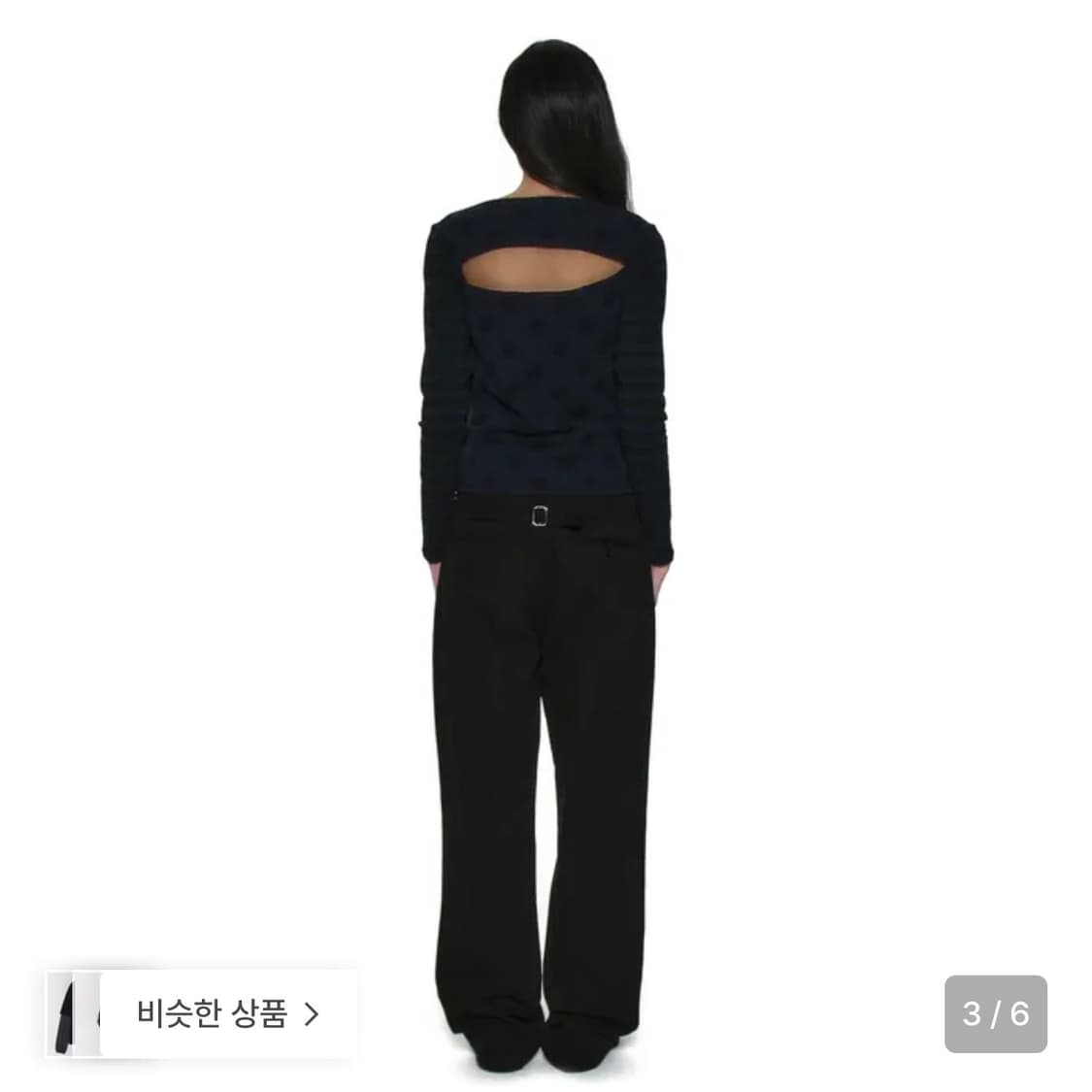 파르티멘토우먼 도트 스트라이프 롱슬리브 s 상품이미지2