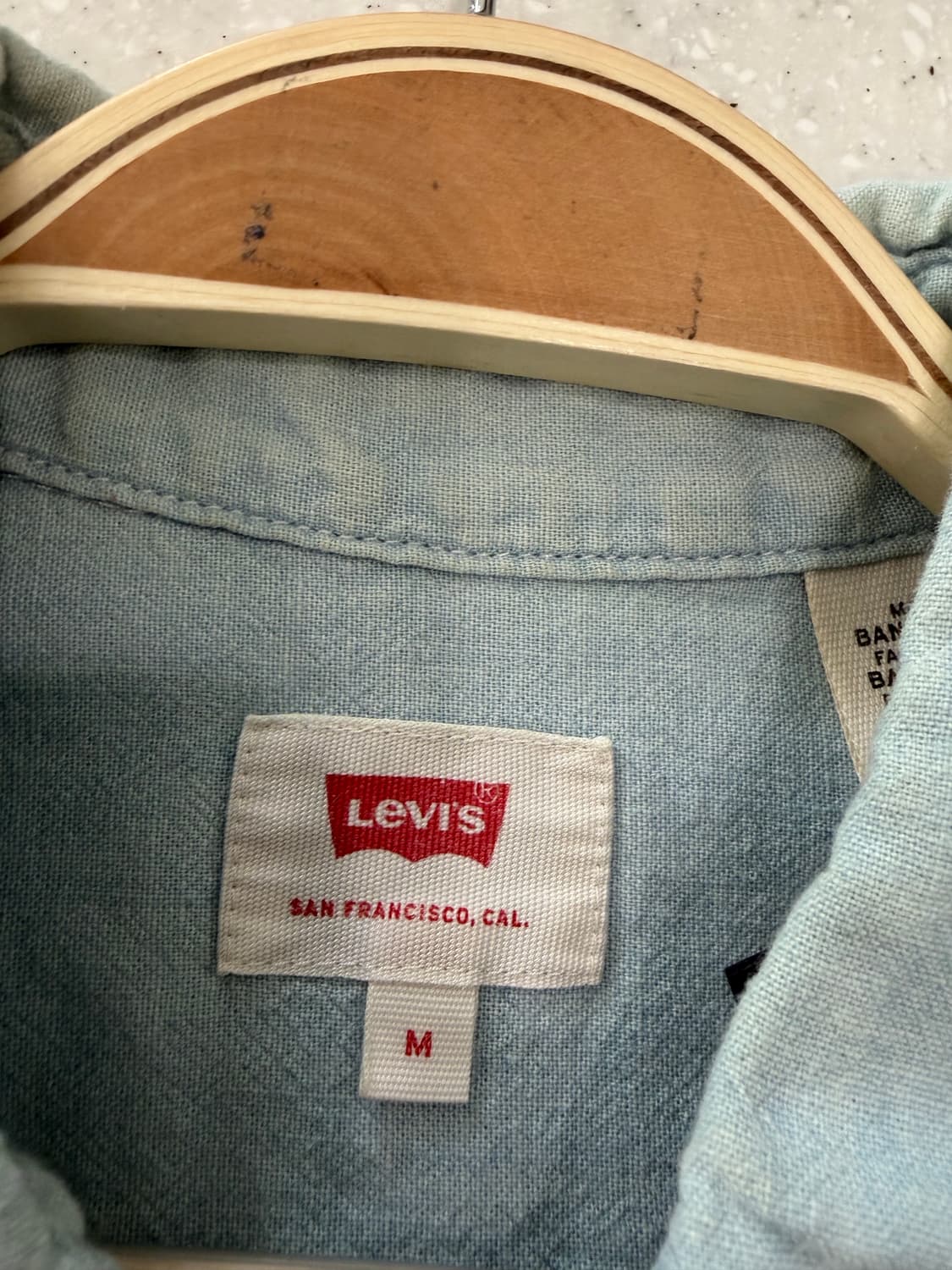 667. 리바이스 데님 반팔셔츠 청셔츠 상품이미지2