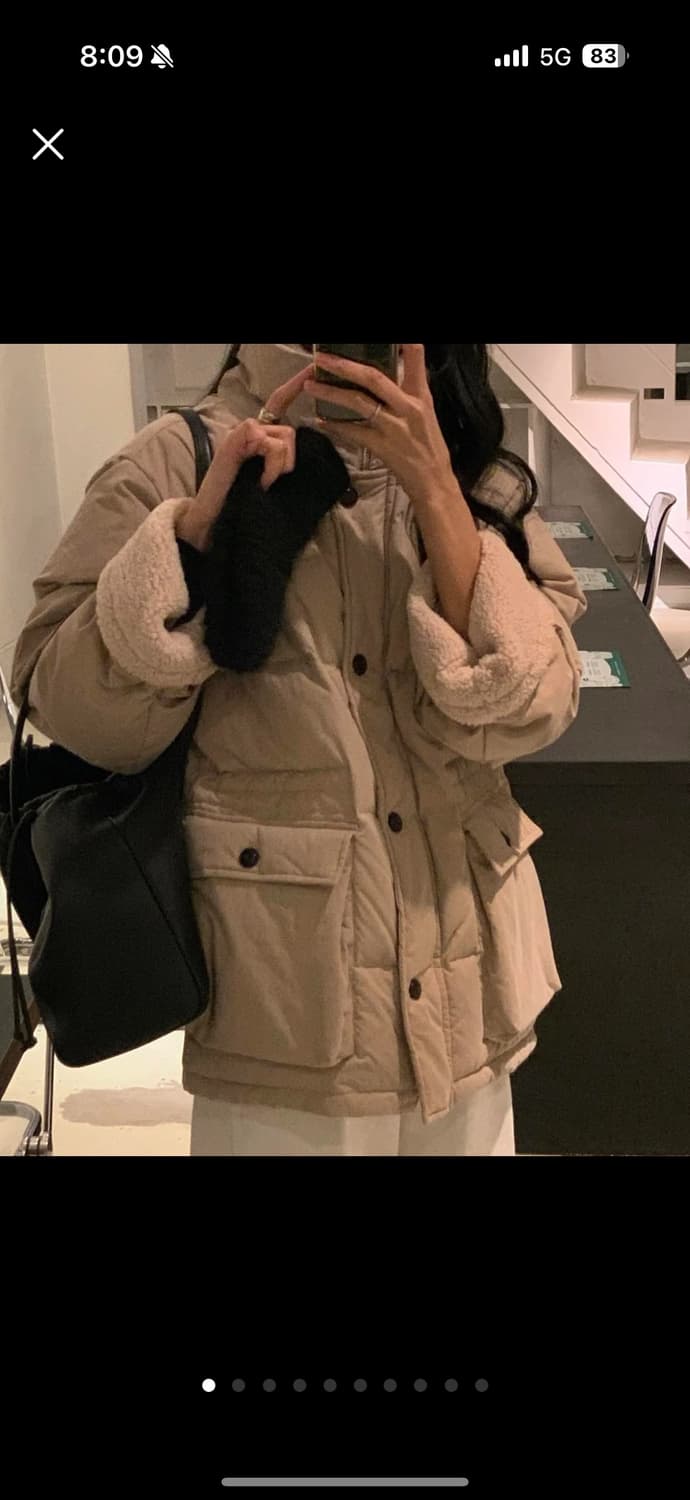 베르가못 도매택 패딩 상품이미지1