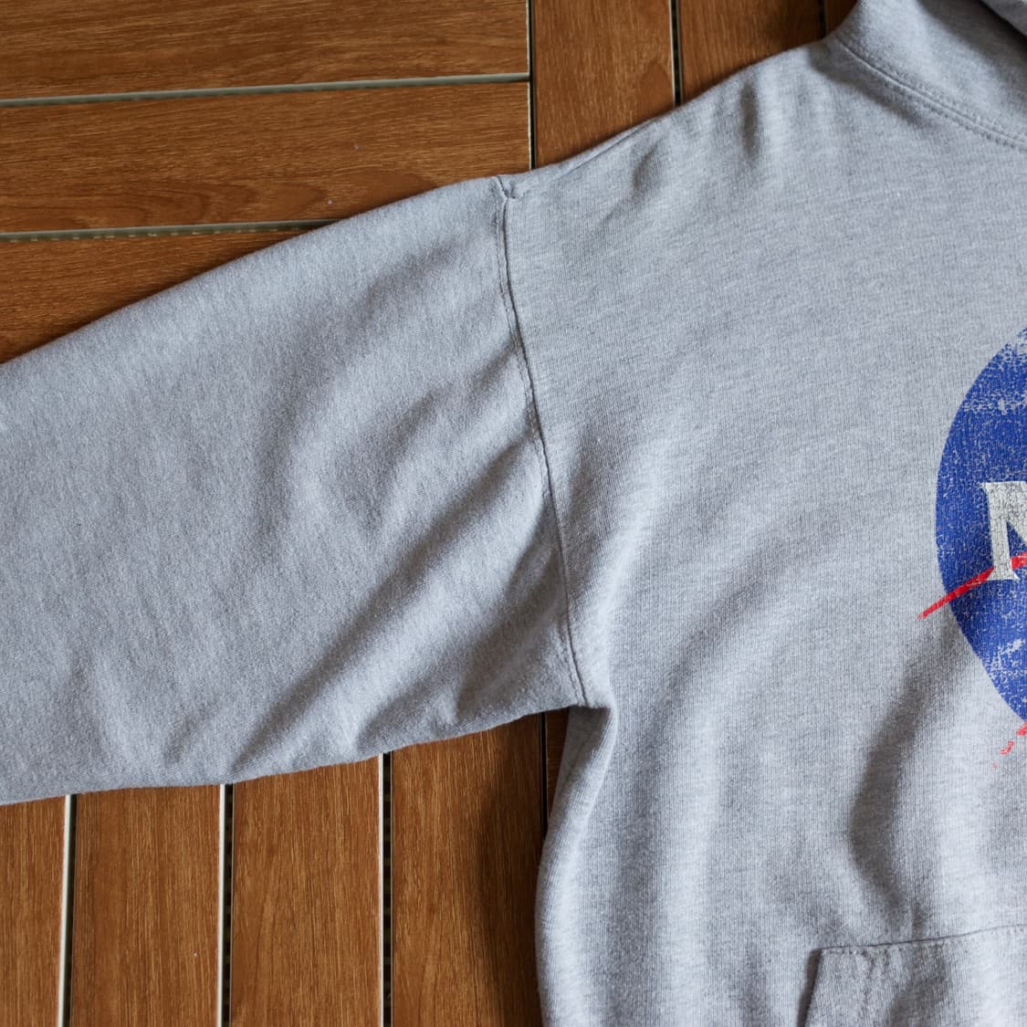 Nasa Life logo cotton hoodie 상품이미지4