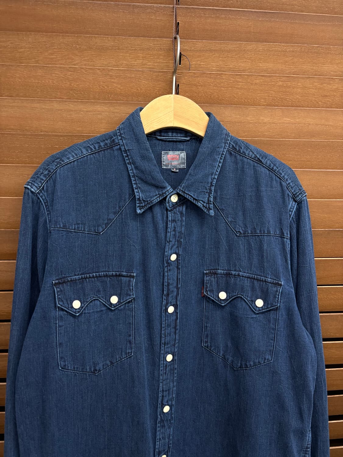 리바이스 빈티지 클래식 웨스턴 스탠다드 데님셔츠 청남방 상품이미지6