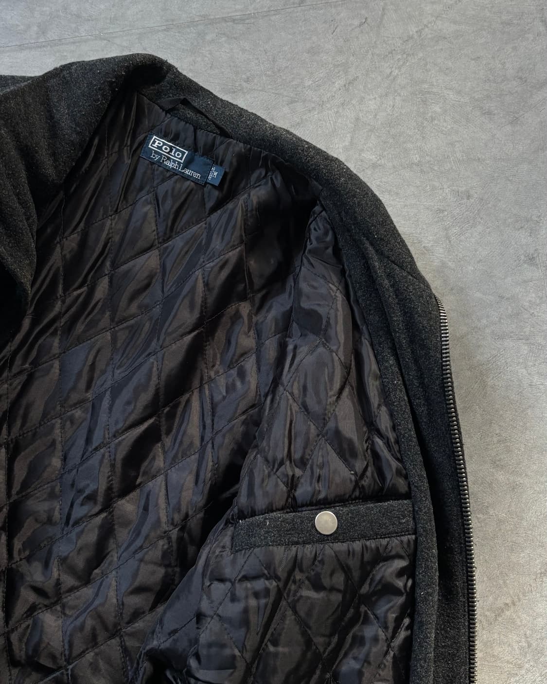 Polo 폴로 랄프로렌 차콜컬러 울 헤링턴 자켓  상품이미지2