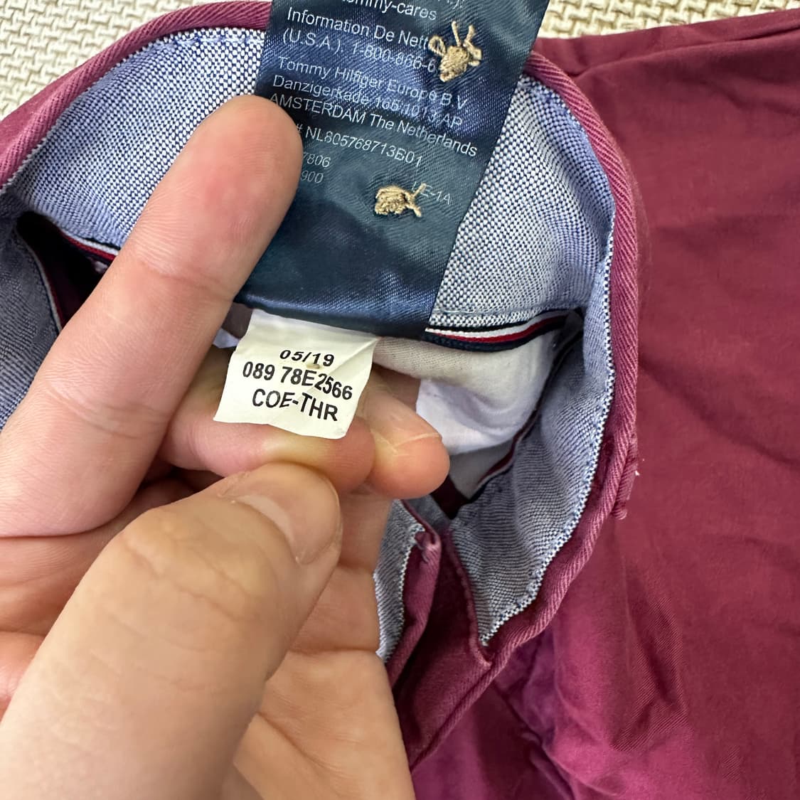 34 타미힐피거 클래식 핏 치노 반바지 0421D 상품이미지3