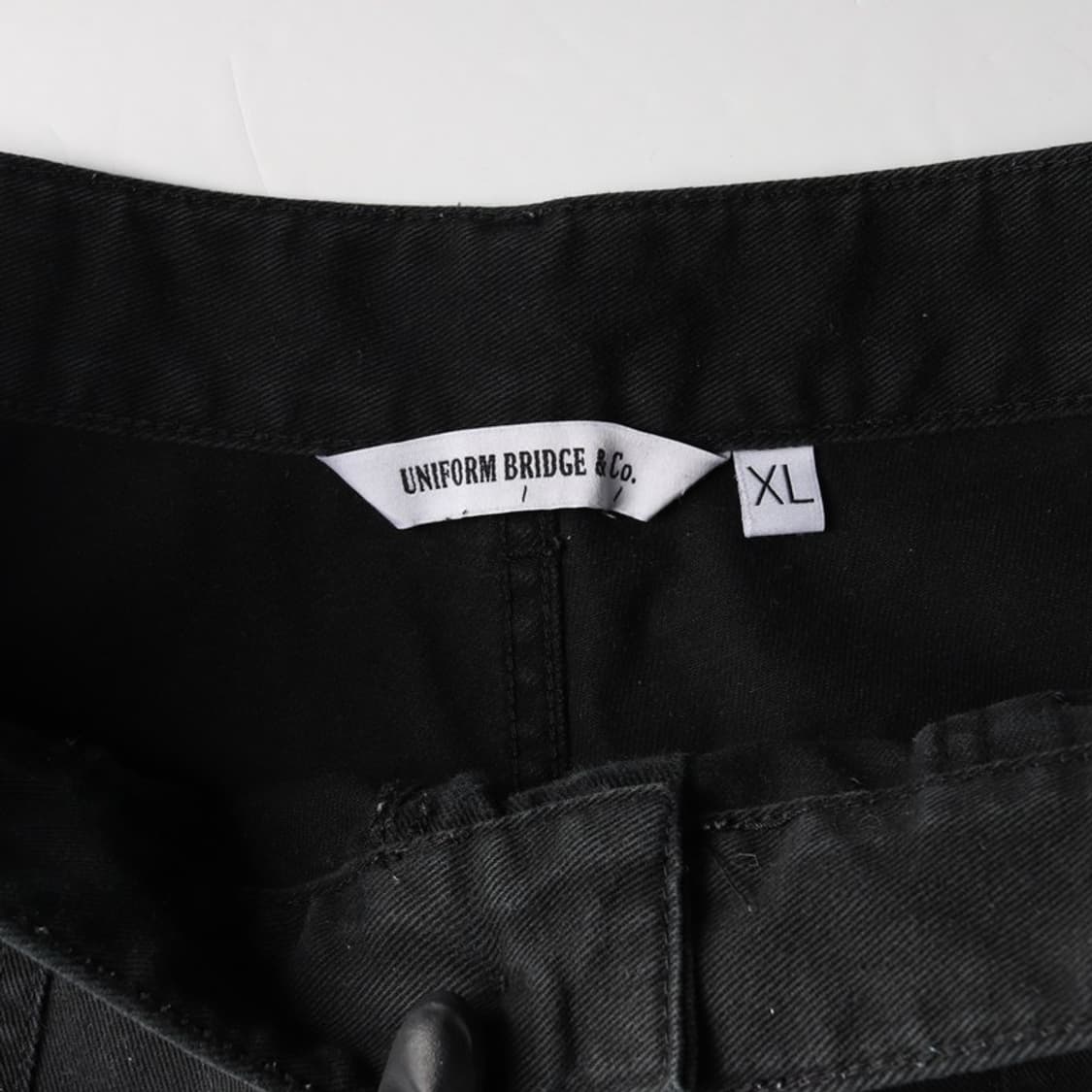 유니폼브릿지 코튼 퍼티그 워크 팬츠 블랙 XL 상품이미지6