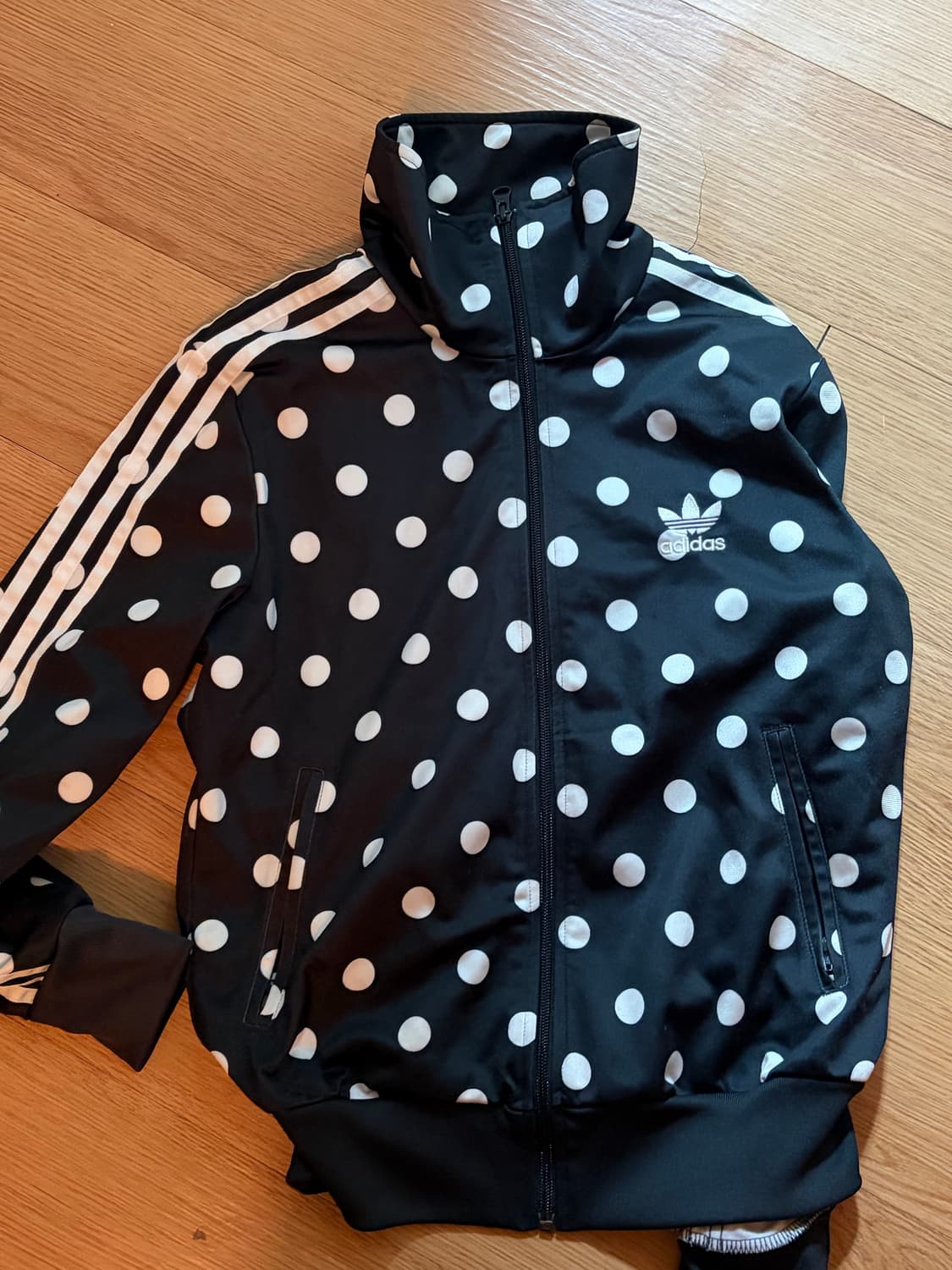 아디다스 도트 땡땡이 져지 100 트랙탑 자켓 나우아임영 상품이미지1