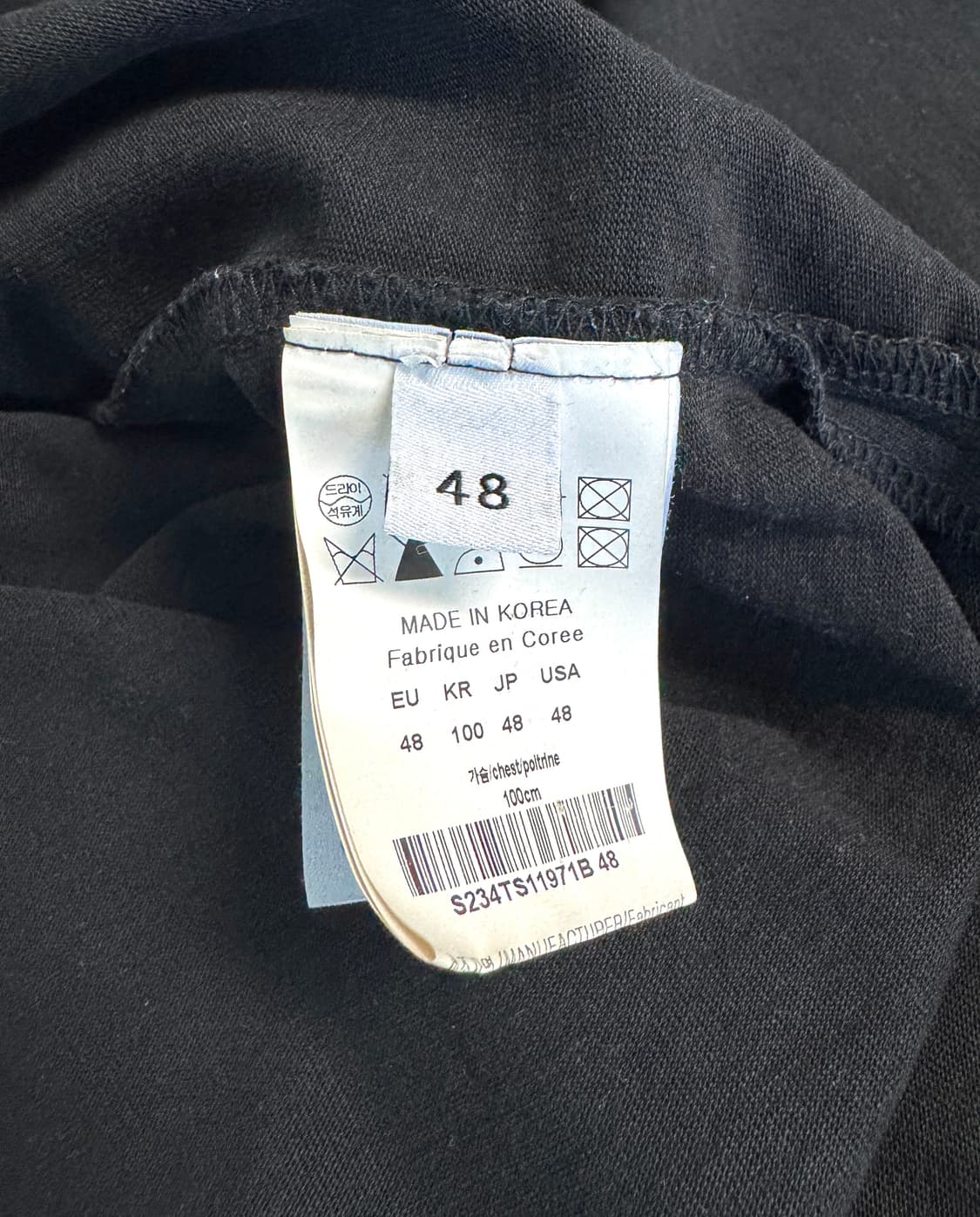 SOLID HOMME 솔리드옴므 WEATHER 그래픽 백로고 긴팔티셔츠  상품이미지7