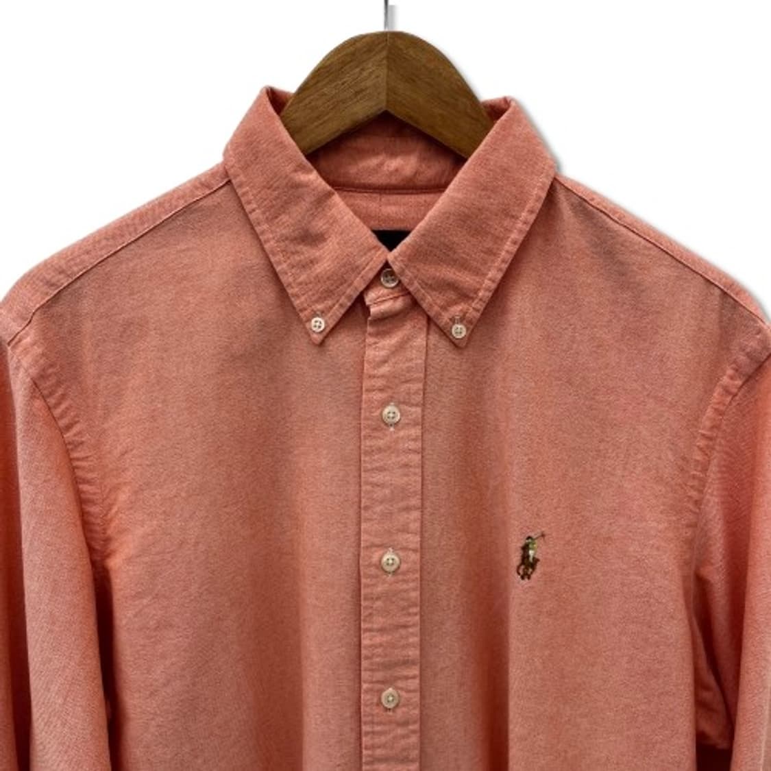 폴로 랄프로렌 클래식 버튼 다운 코랄 핑크 셔츠 상품이미지3