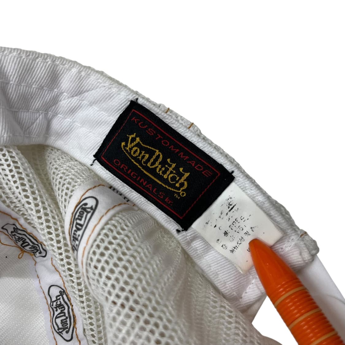 본더치 y2k 화이트 볼캡 상품이미지8