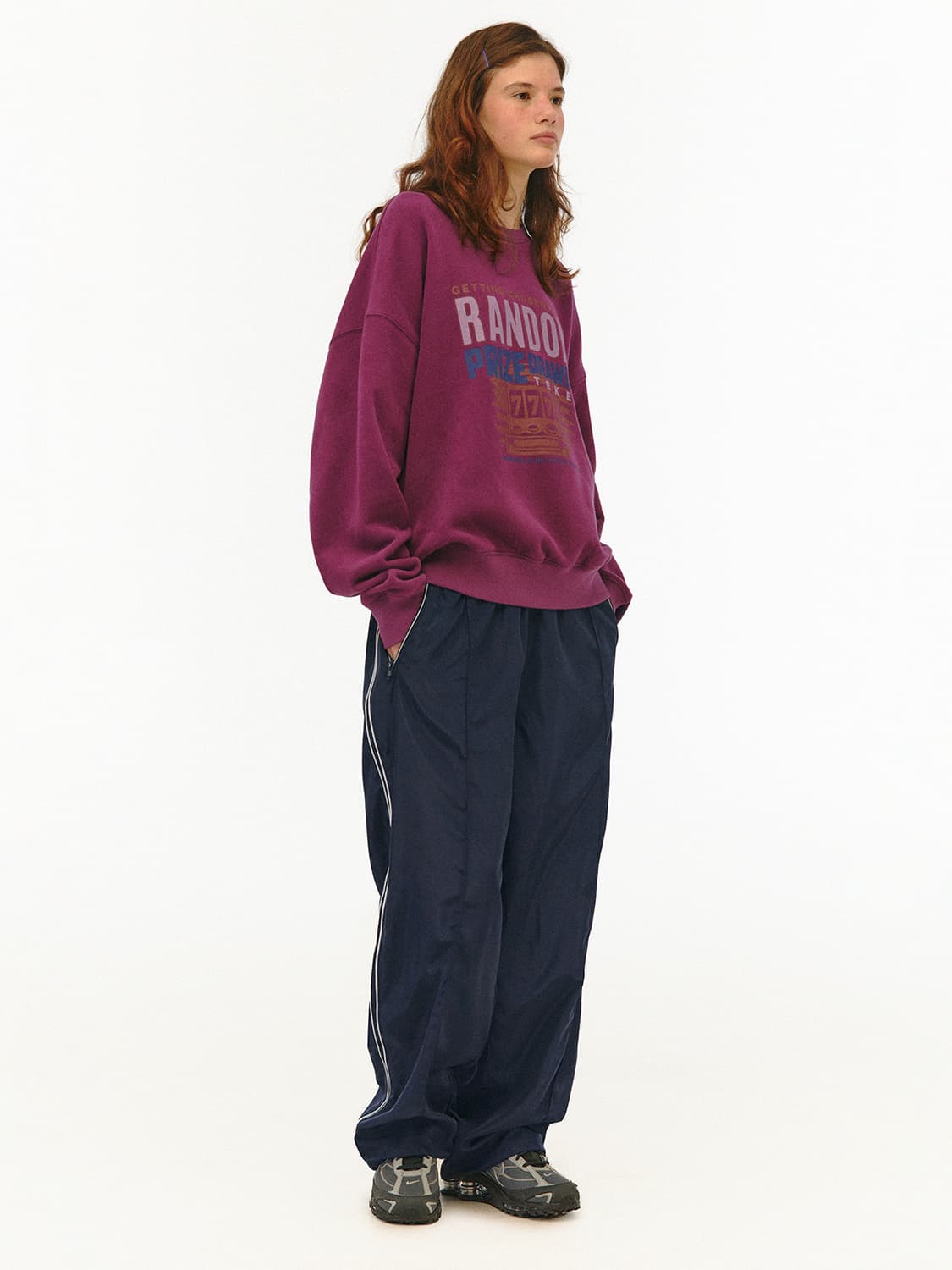 (M) 테켓 트랙팬츠 네이비 상품이미지4