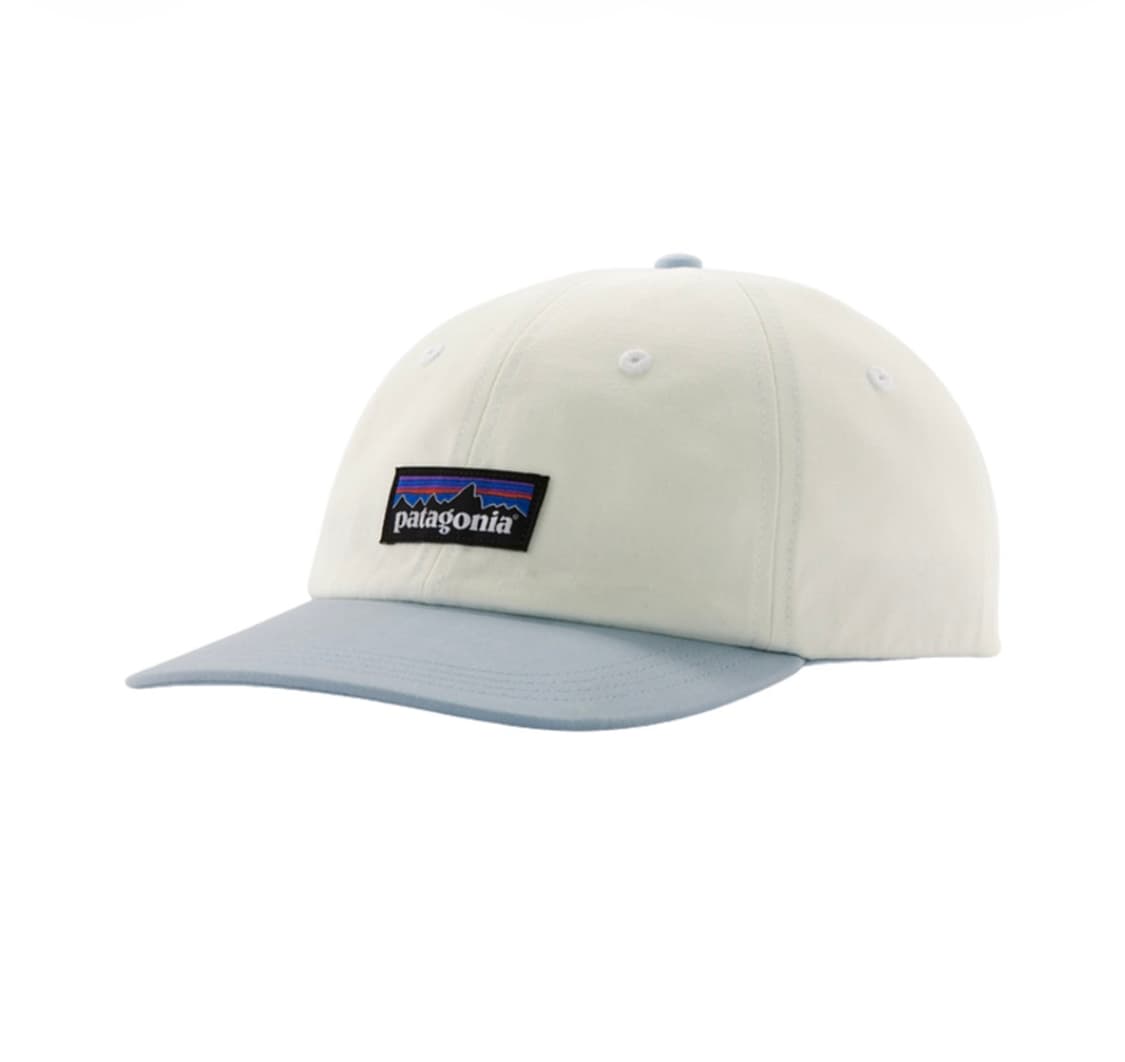파타고니아 P-6 라벨 트레이드 캡 버치 화이트 플렉 블루 상품이미지1