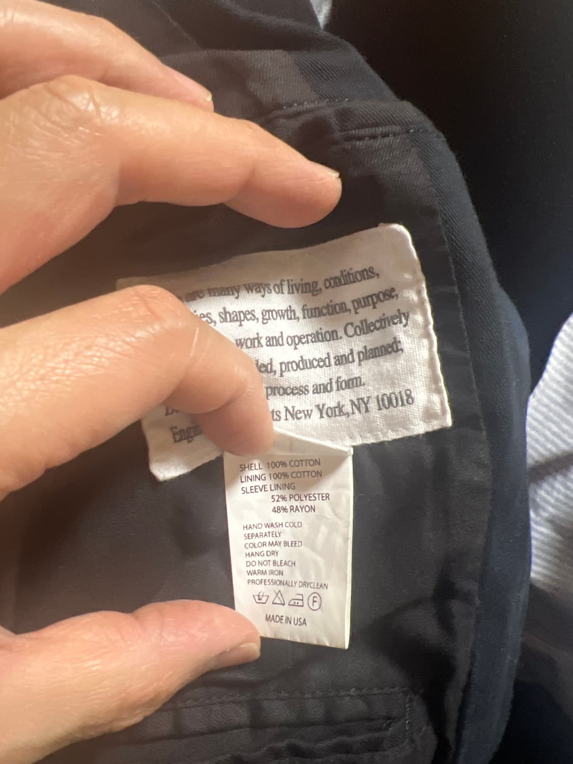 엔지니어드 가먼츠 앤도버 자켓 블랙 m 상품이미지6